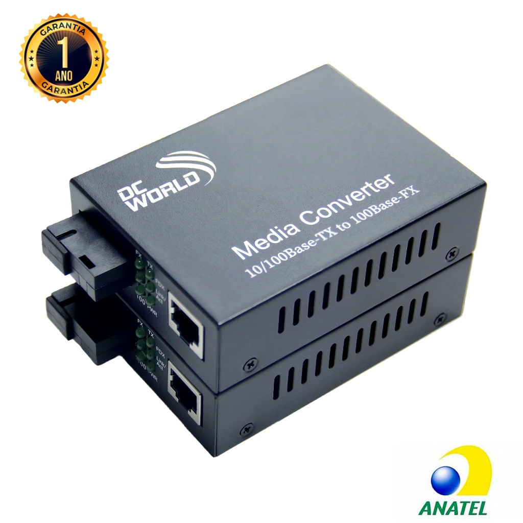 Conversor de Midia Fast Monomodo  DC-MC-FE-SS-3/5-S20 Conversor de Midia Fast Monomodo DC-MC-FE-SS-3/5-S20